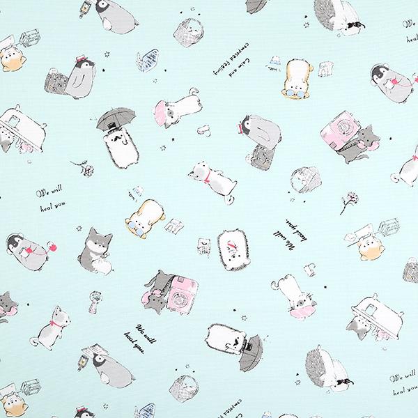 アニマルライフ オックス生地 ミント チアフルキャラクター Kjf 17c Crafヤフー店 通販 Yahoo ショッピング