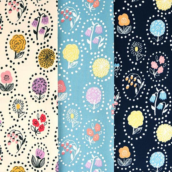 Kippis オックス生地 Kesakukka 夏の花 キッピス 布地 布 北欧 テキスタイル 綿 柄 プリント Kpo 49 Crafヤフー店 通販 Yahoo ショッピング