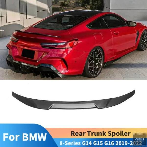 並行輸入品 BMW 8シリーズ G14 G15 G16 2019 - 2021 2022 フェイスリフト用リアトランクウィングスポイラー 固定式ウィンドスポイラ