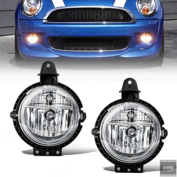 並行輸入品 BMW ミニクーパー クラブマン R55 R56 R57 R58 R59 2007-2015 用フォグランプ 2個セット ヘッドライト フロント ド