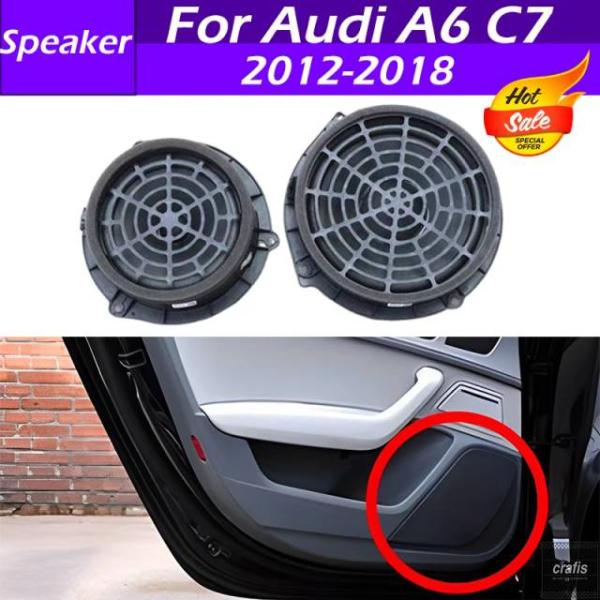 並行輸入品 アウディ A6 C7 2012 - 2015 2016-2018 車用 フロント リア ドア スピーカー ツイーター ミドル バス ホーン トランペ
