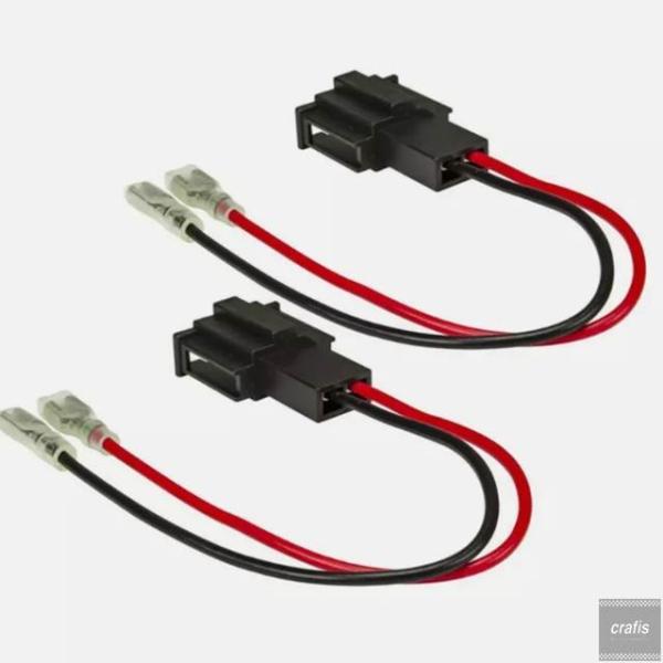 並行輸入品 アウディ A1 A3 A4 A5 A6 A7 A8 Q2 Q3 Q5 Q7 Tt R8 用スピーカーアダプタープラグ 2個 ケーブルハーネス カース