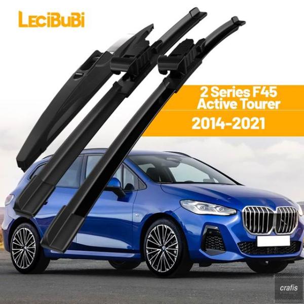 並行輸入品 BMW 2シリーズ F45 アクティブツアラー 2014-2021用 フロント リア ワイパーブレード 1セット 2015 - 18部品 パーツ ア