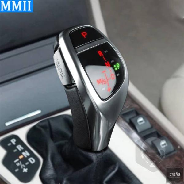並行輸入品 LEDシフトノブ 車内アクセサリー BMW 5シリーズ E60 E61 2003-2007 3シリーズ E46 1998-2006部品 パーツ アク