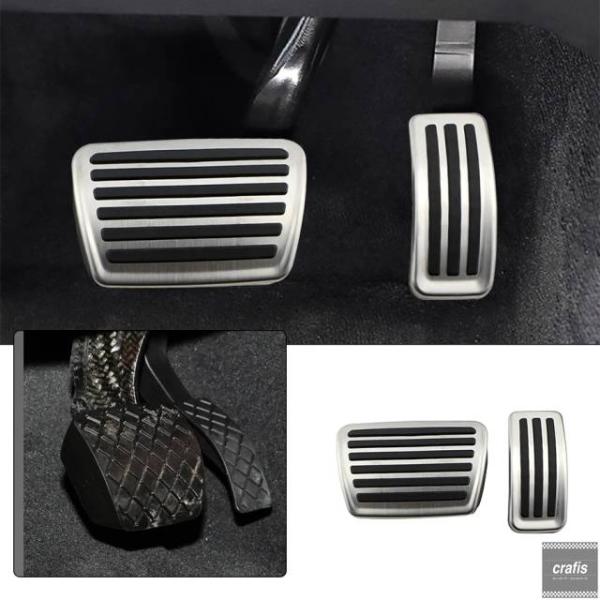 並行輸入品 ポルシェ カイエン クーペ 2018-2025アウディ Q7 2016-25Q8 用 滑り止めペダル ブレーキ アクセルペダルパッドカバー　パーツ 