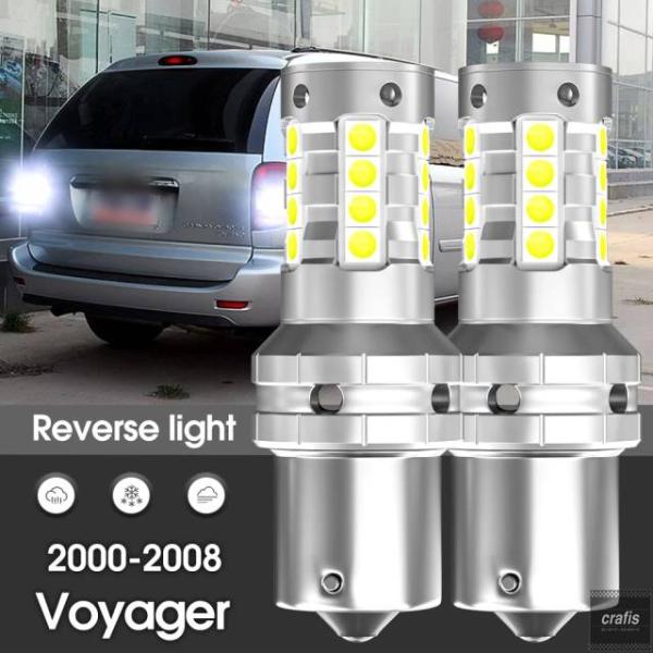 並行輸入品 Canbus LED リバースライト バックアップランプ 2個セット アクセサリー クライスラー ボイジャー 2000-2008 2001 04 0