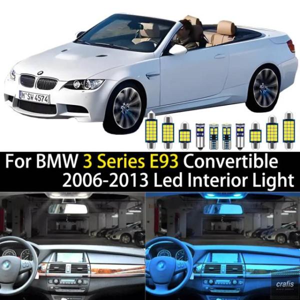 並行輸入品 BMW 3シリーズ M3 E93 コンバーチブル カブリオ用 LED 車内ライトランプ 電球キット 38961 2010 - 13 パーツ 部品