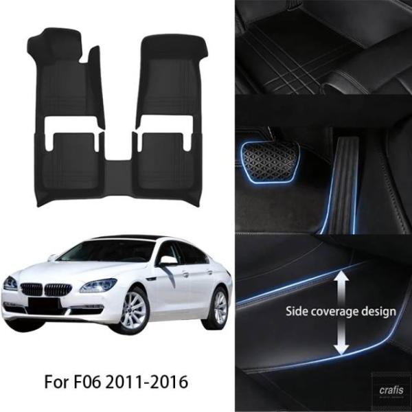 並行輸入品 BMW 6シリーズ F06 F12 コンバーチブル F13 クーペ G32 2011-2024 用 製カーフロアマット 車内アクセサリー パーツ 部
