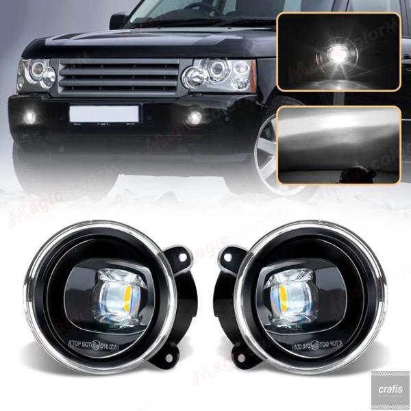 並行輸入品 LEDフォグランプ ランドローバー ディスカバリー2 3 レンジローバー スポーツ L322 H11 3000K フロントバンパー ドライビングライ