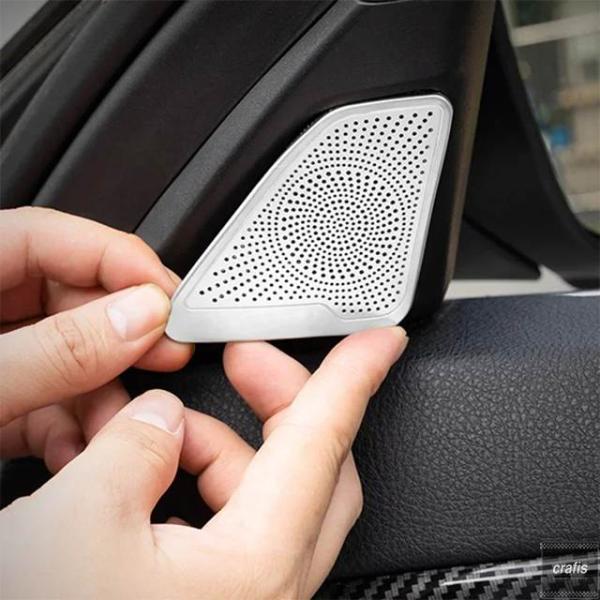 並行輸入品 BMW 5シリーズ F10 F11 F18 520i 525i 528用ツイータースピーカーカバートリム マット カーオーディオスピーカーカバーステ