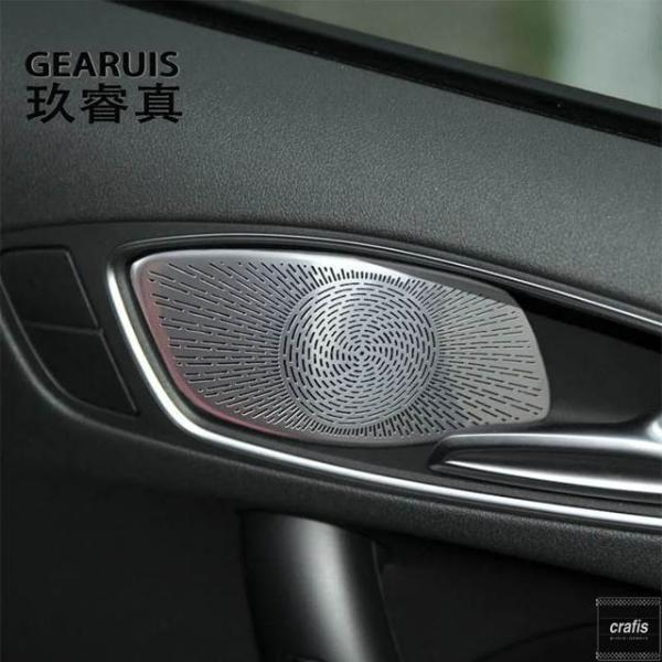 並行輸入品 アウディ A1 S1 8X 2011-2018 車用ドアハンドルパネルスピーカーサウンドパッドステレオオーディオスピーカーカバーステッカートリム