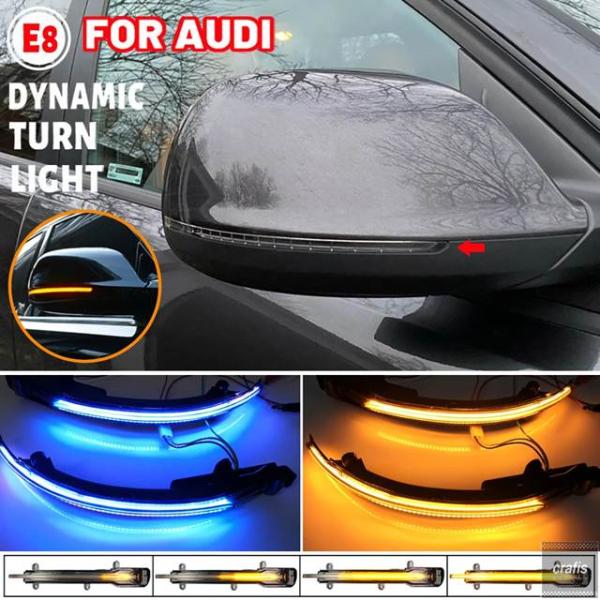 並行輸入品 アウディ Q5 SQ5 8R Q7 4L ダイナミックブリンカー LEDウィンカー サイドミラーライトインジケーター 2010 - 13 2016 