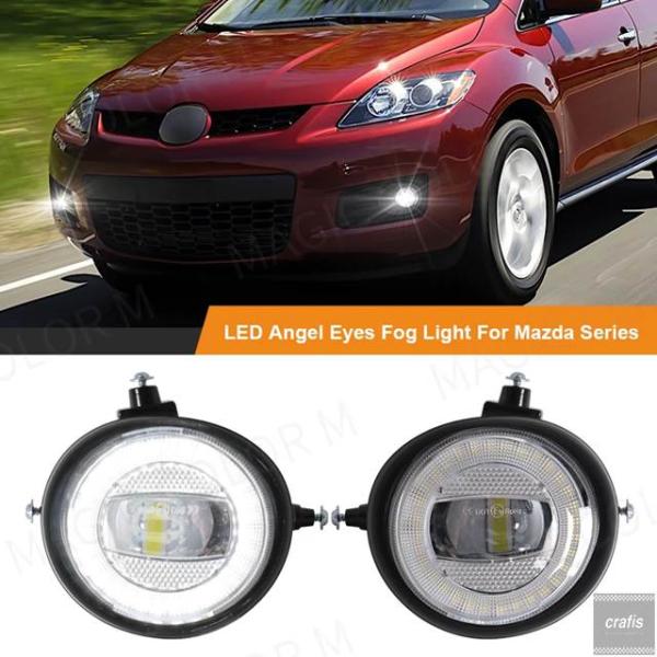 並行輸入品 フォグランプ ヘッドライト マツダ RX-8 MPV 6 5 3 2 CX-7 CX-5 CX-9 MX-5Miata LED ハロゲン フォグラン