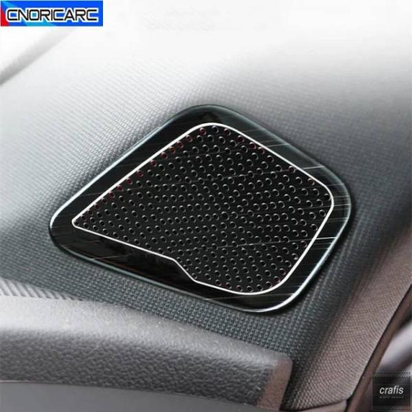 並行輸入品 アウディ A3 8Y 2021 2022 用 ドア A ピラー ステレオ オーディオ スピーカー カバー ラウドスピーカー ステンレス トリム イン