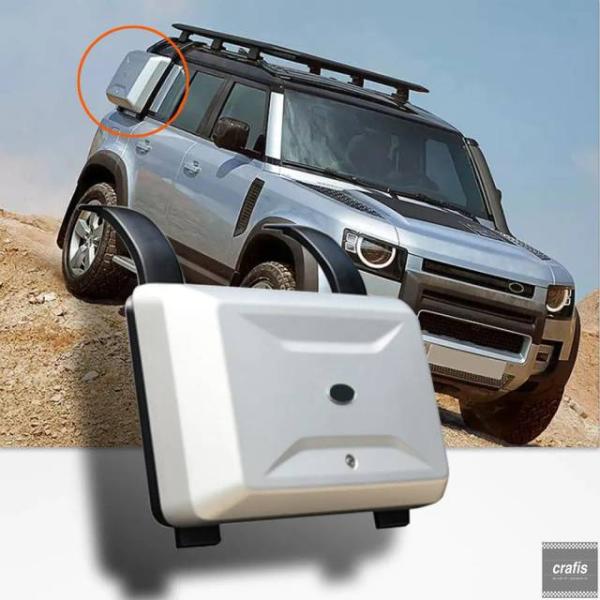 並行輸入品 ランドローバー ディフェンダー 2020 2021 2022 用カーパーツラゲッジボックス ルーフラックボックス サイドツール装備ボックスパーツ 部