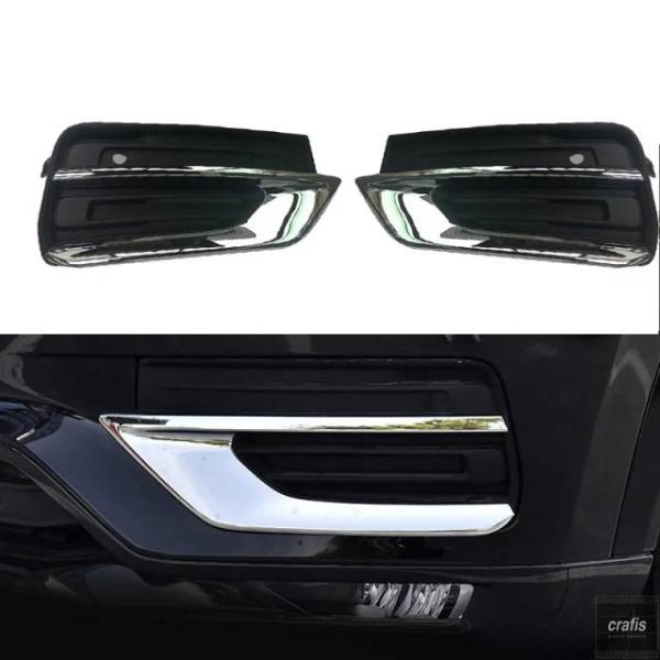 並行輸入品 ボルボ XC90 フロントフォグランプフレーム装飾用ブライトブラッククロームブラック化 2020-2023パーツ 部品 アクセサリー