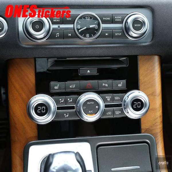 並行輸入品 ランドローバー レンジローバー スポーツ L320 2012 2013 ABS カーアクセサリー センターコントロール CD ボタン パネル トリム