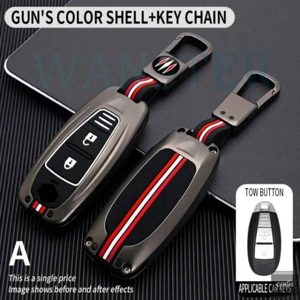 並行輸入品 スズキ ビターラ スイフト イグニス キザシ SX4 バレーノ エルティガ サムライ S-クロス用アクセサリー 2 3 ボタン メタル カーキーカバ