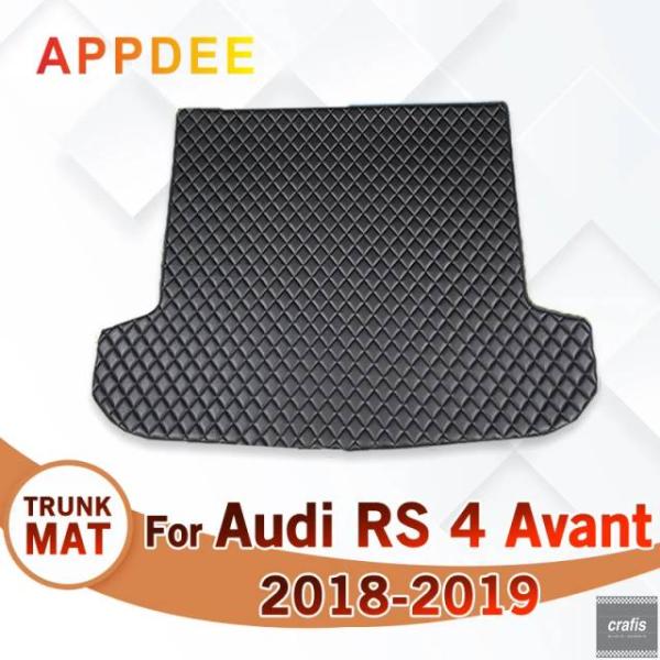 並行輸入品 アウディ RS 4 アバント 2018 2019 用カー トランク マット  カー カーゴ ライナー カーペット アクセサリー 飾パーツ 部品 アク