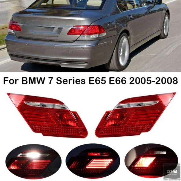 並行輸入品 BMW 7シリーズ E65 E66 2005-08-01用 車内LEDテールライト テールランプアセンブリ リアブレーキランプ 6321693851