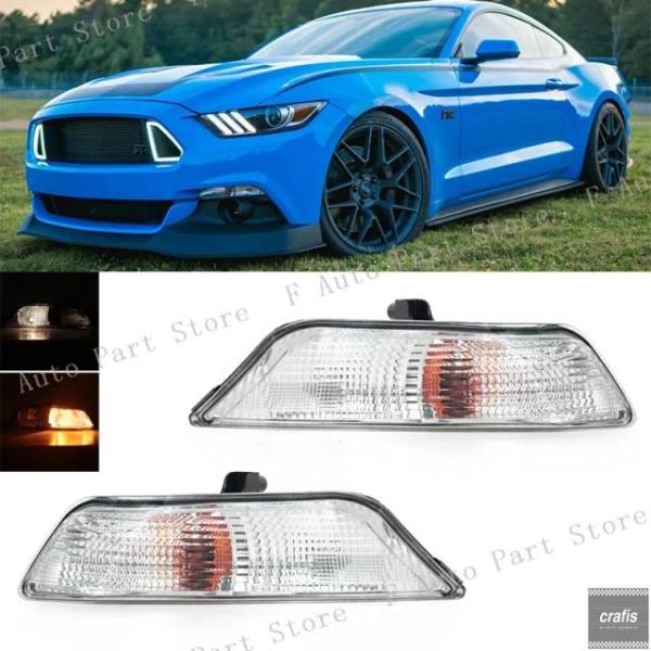 並行輸入品 フォード マスタング 2015-17 用フォグランプ フロントバンパー フォグランプ ウインカーライトパーツ 部品 アクセサリー