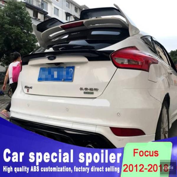 並行輸入品 フォード フォーカス RS ST 2015 - 18 用ミッドスポイラー リアスポイラー ミドルウィング リップカバー  ABS スポイラー パーツ