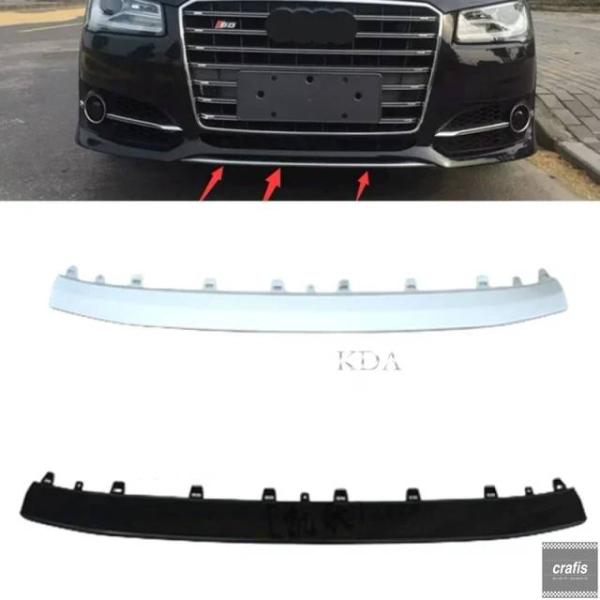 並行輸入品 アウディ A8 S8 2014 - 16 用 フロントバンパーアンダースポイラーアンダーディフューザーリップ 4H0807110パーツ 部品 アクセ