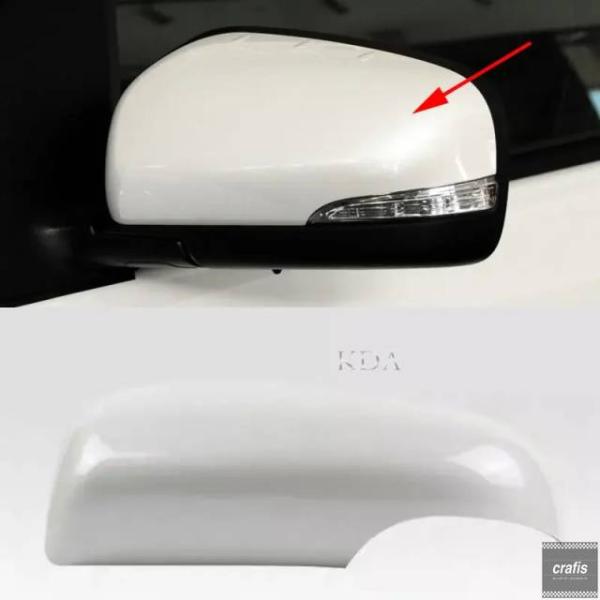 並行輸入品 ルノー コレオス 2012 - 2015 2016 用 左右リアミラーカバー ウイングミラーシェルキャップパーツ 部品 アクセサリー