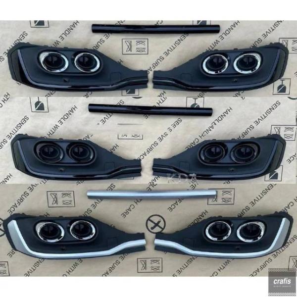 並行輸入品 アウディ Q5 スポーツバック 2020 - 23 用 リアバンパーリップスプリッターディフューザーカバー（排気チップパーツ 部品 アクセサリー