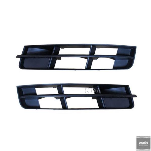 並行輸入品 アウディ Q7 SUV 2010 - 13 2014 2015 用 フロント左右バンパーフォグランプグリル 4L0807681B 4L0807682