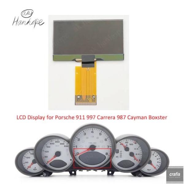 並行輸入品 ポルシェ911997カレラ987ケイマンボクスタークラスター用LCDディスプレイスピードメーターダッシュボードスクリーンピクセル修復パーツ 部品 ア