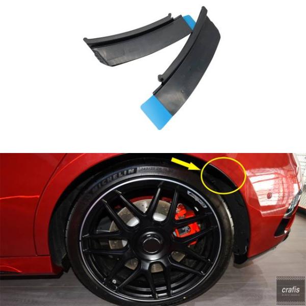 並行輸入品 メルセデスベンツ W177 AMG A180 A200 A250 A35 2019 - 21 2022+ リアカーホイールフェンダーフレアストーンチッ??ププロテクター パーツ 部品