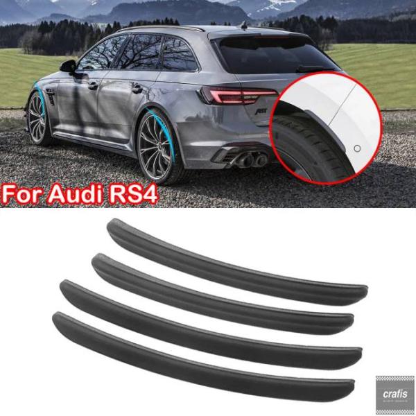 並行輸入品 アウディ RS 4 RS4 B6 B7 B8 B9 アバント スポーツスタイル アクセサリー 用カー バンパー フェンダーフレア マッドフラップ パ