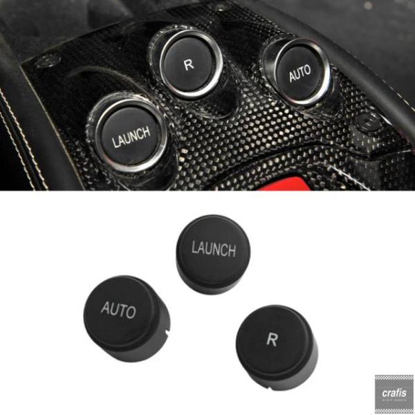 並行輸入品 コンソールシフトギアパネルローンチボタンオートシフト スイッチ リバース ボタンカバー トリムフェラーリ 458 488 カリフォルニア T F パ