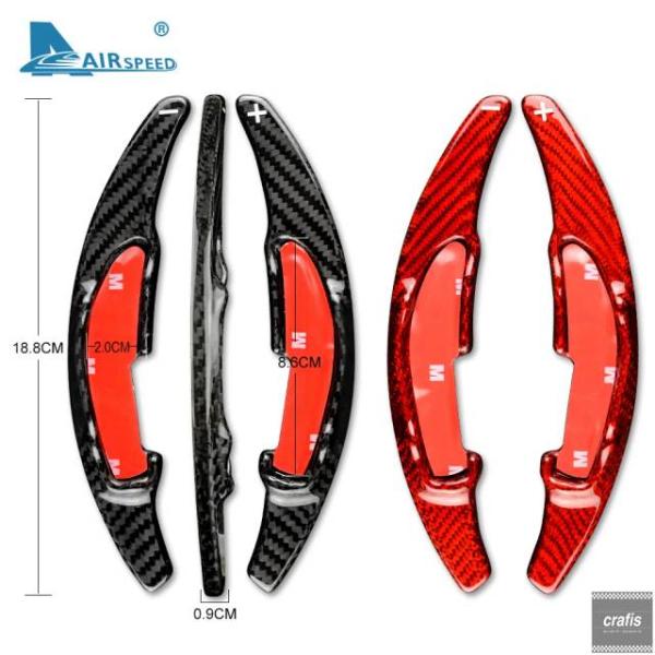 並行輸入品 BMW M3 F80 F84 M2 F87 M4 F85M F85 X6M F86用アクセサリー カーボンインテリアステアリングホイールパドルシフタ