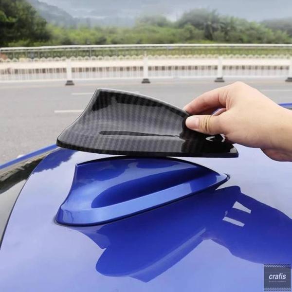 並行輸入品 BMW M2 M3 M4 1 2 3 4 5 6 7シリーズ iX3 X3 X5 X6用カーボンカールーフシャークフィンアンテナカバートリムパーツ 