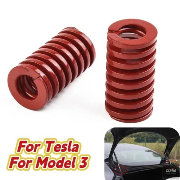 並行輸入品 テスラ モデル 3 用リア トランク テールゲート ストラット サポート リフト バー ツール用 外径 25mm ダイスプリング ダイスプリン 2個 パーツ 部品