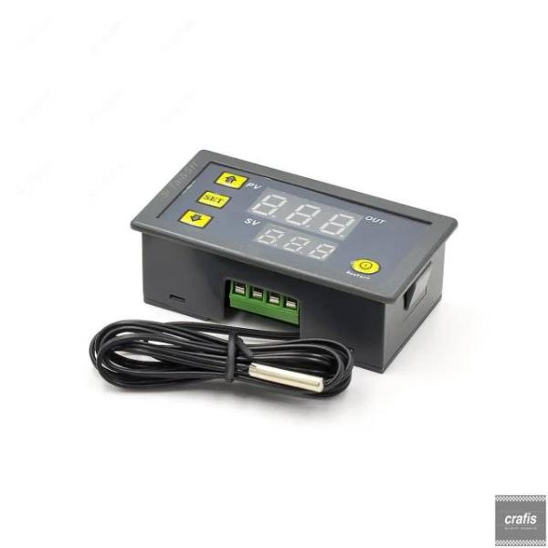 並行輸入品 W3230 プローブライン 20A デジタル温度制御 LED ディスプレイ サーモスタット 加熱冷却制御機器 12V 24V AC110-220V パーツ 部品