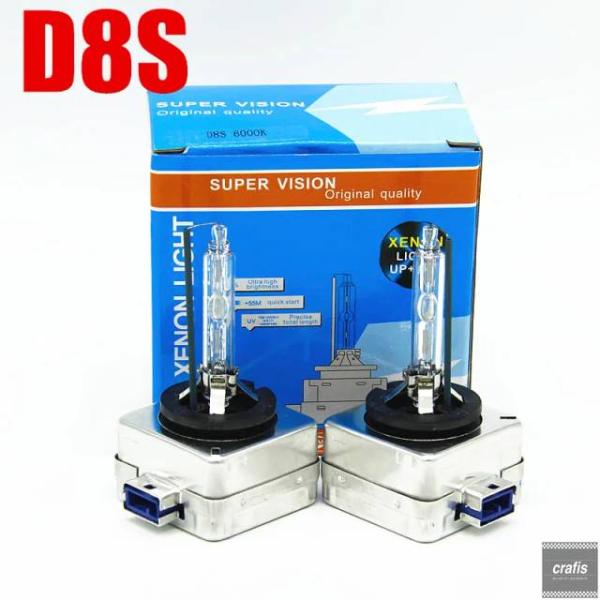 並行輸入品 車用キセノン D8S 25W HID ヘッドライト ライト 1ペア 6000K 8000K パーツ 部品