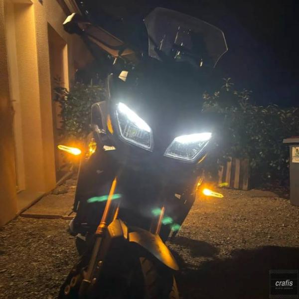 並行輸入品 ヤマハ MT07 ブリンカー テネレ 09 トレーサー 900 MT10 03 LED ウィンカーライト 流れる水 ヘッドライト ランニング フロント リアラン パーツ 部品