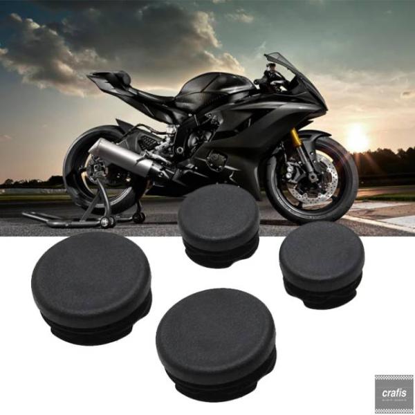 並行輸入品 ヤマハ YZF-R1 2015-2022 2016 - 19 用 オートバイ フレーム 穴カバーキャップ プラグ装飾 エンド キャップ 4個 パーツ 部品