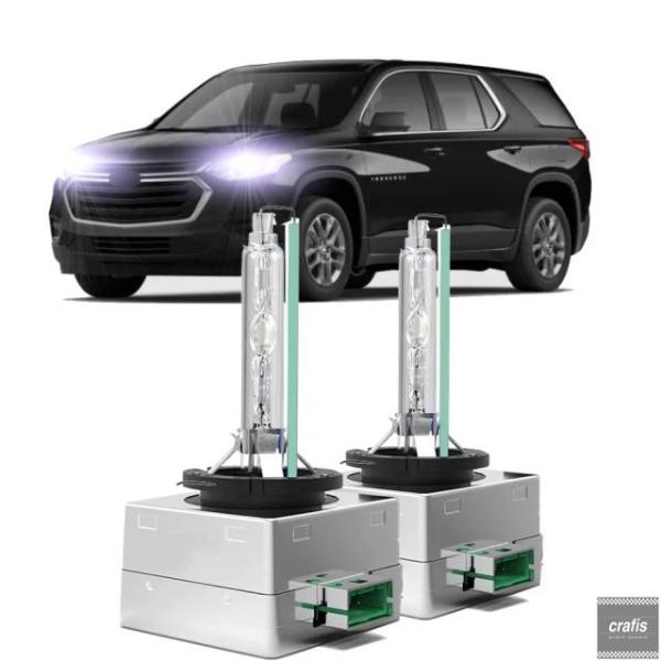 並行輸入品 シボレー トラバース ブレイザー用 D3S HID キセノン ヘッドライト バルブ 2018 - 2021 2022 2個セット パーツ 部品