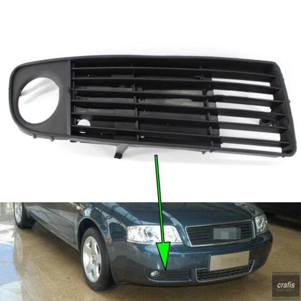 並行輸入品 アウディ A6 C5 アバント クワトロ 1998 1999 2000-2002 用フォグランプカバー 車用フロントバンパーアンダーグリル フォグラ