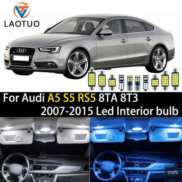 並行輸入品 アウディ A5 S5 RS5 8TA 8T3 スポーツバック クーペ 39356 2011 - 2014 2015 キャンバス LED 車内ライトラ