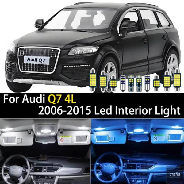 並行輸入品 アウディ Q7 4L 38961 2010 - 13 2014 2015 Canbus LED 車内ライトランプ 車用室内電球アクセサリー パーツ 
