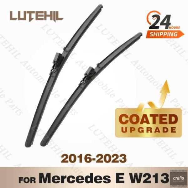並行輸入品 シリコンフロントワイパーセット メルセデスベンツ Eクラス W213 S213 2016 - 2023 2018 コーティングフロントガラスワイパー