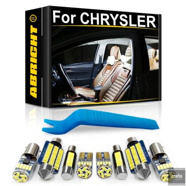 並行輸入品 クライスラー200 300 300C 300M アスペン シラス コンコルド クロスファイア ルバロン クーペ用車内LEDライト LHSパーツアクセ