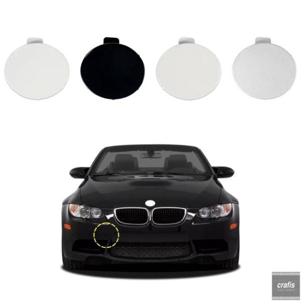 並行輸入品 BMW M3 4 ドア E90 セダン 2 E92 クーペ E93 コンバーチブル 2007-2013 用 フロントバンパー牽引フックカバー 牽引ア