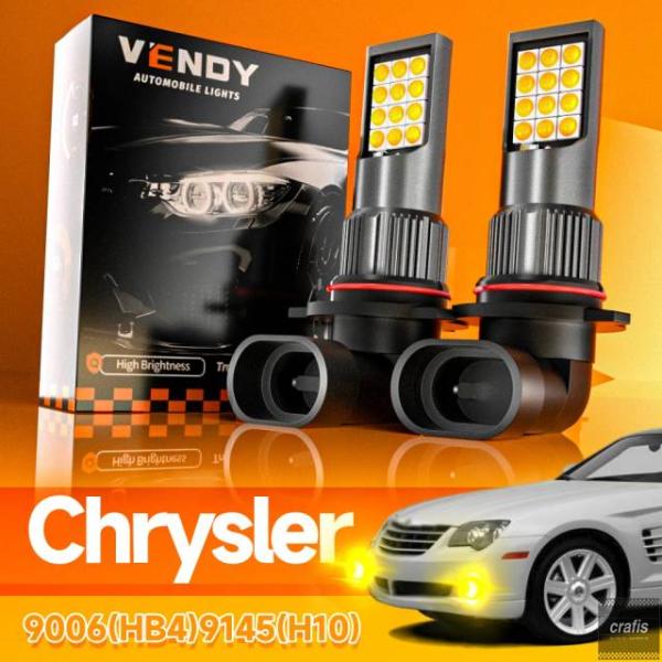並行輸入品 クライスラー セブリング PT クルーザークロスファイアパシフィカ 300 アスペンタウンカントリー用 LED フォグランプバルブ H10 H 91
