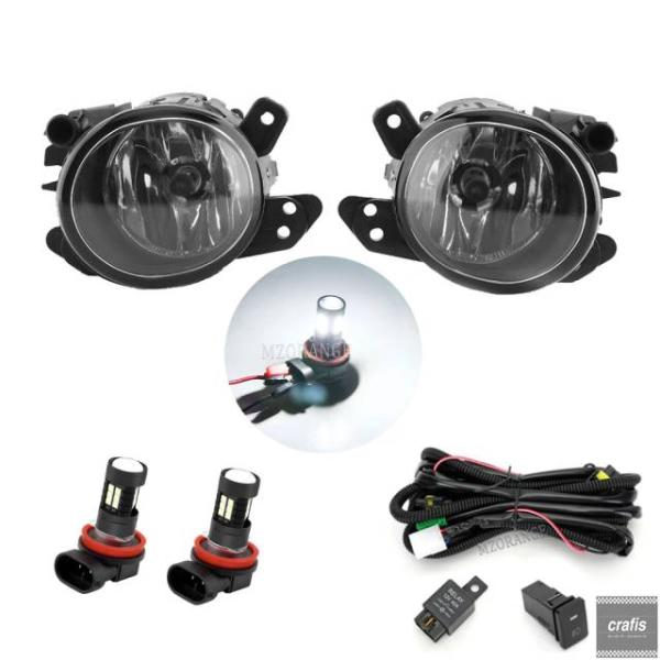 並行輸入品 メルセデスベンツ W219 W204 W216 W164 W221 スマート フォーツー W451 用 LED フォグランプ ヘッドライト アクセサ